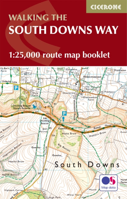 The South Downs Way Map Booklet : 1:25,000 OS Route Mapping