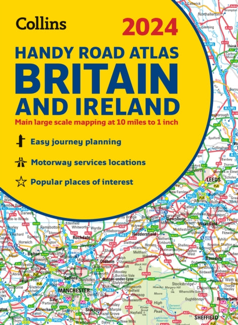 2024 Collins Handy Road Atlas Britain and Ireland : A5 Spiral