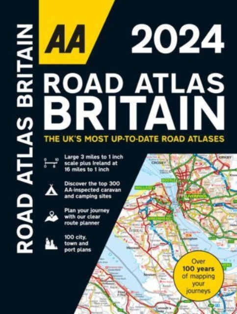 AA Road Atlas Britain 2024