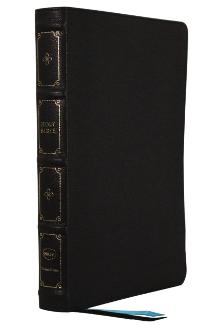 NKJV, Large Print Thinline Reference Bible, Blue Letter, Maclaren Series, Leathersoft, Black, Thumb Indexed, Comfort Print : Holy Bible, New King James Version
