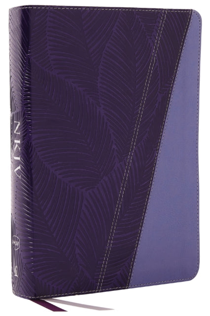 NKJV Study Bible, Leathersoft, Purple, Full-Color, Thumb Indexed, Comfort Print : The Complete Resource for Studying God's Word